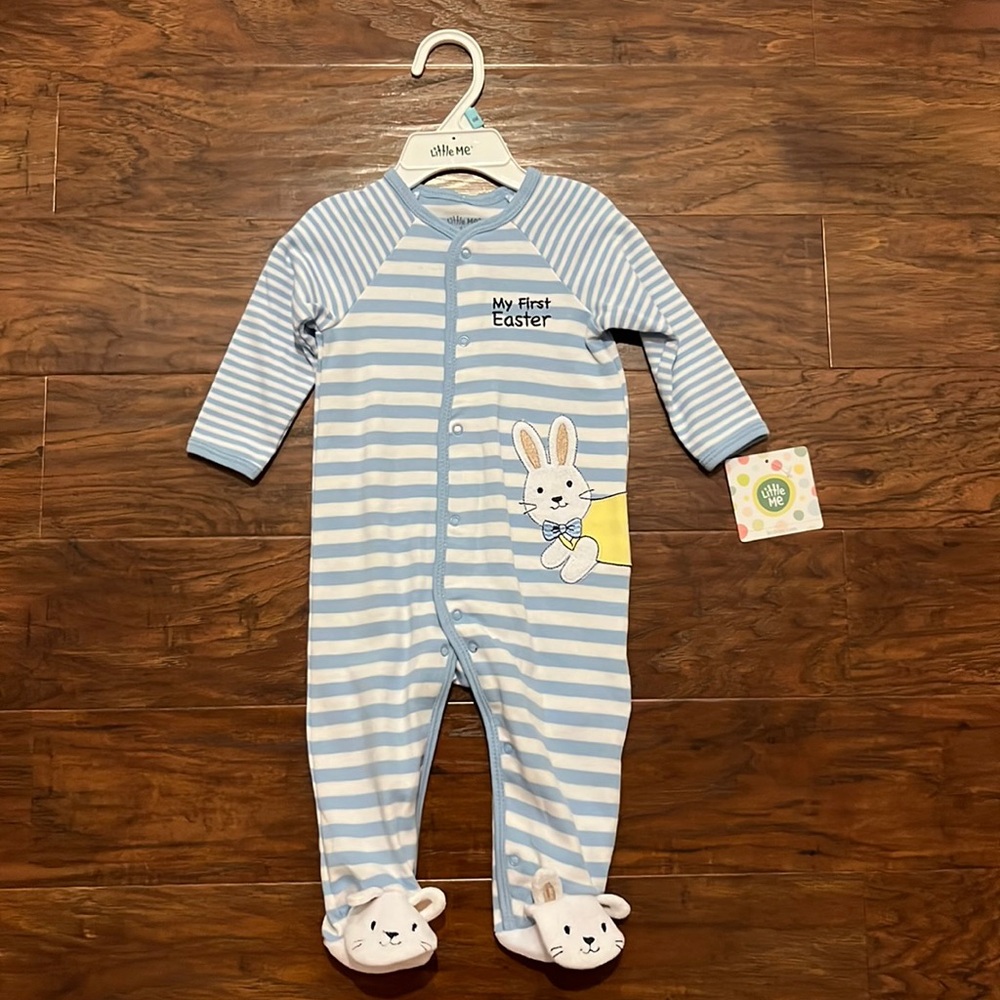 NWT Little Me My First Easter Onesie